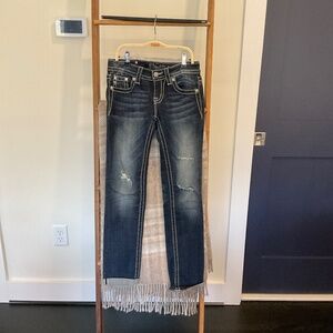 MISS ME WOMEN’s Size 26 , SIGNATURE CUFFED STRAIGHT LEG